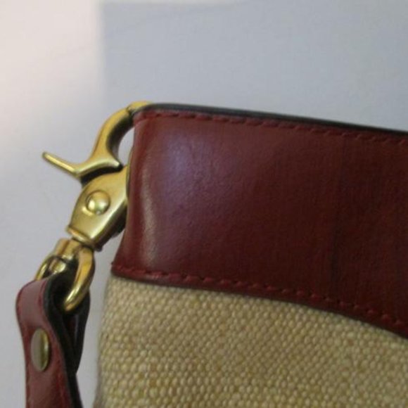 **Etienne Aigner Clutch 2-way Hoop Handle Satchel Clutch - Picture 5 of 10